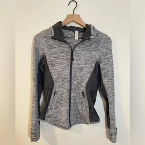 Ivivva Gray and Black Kids Hoodie